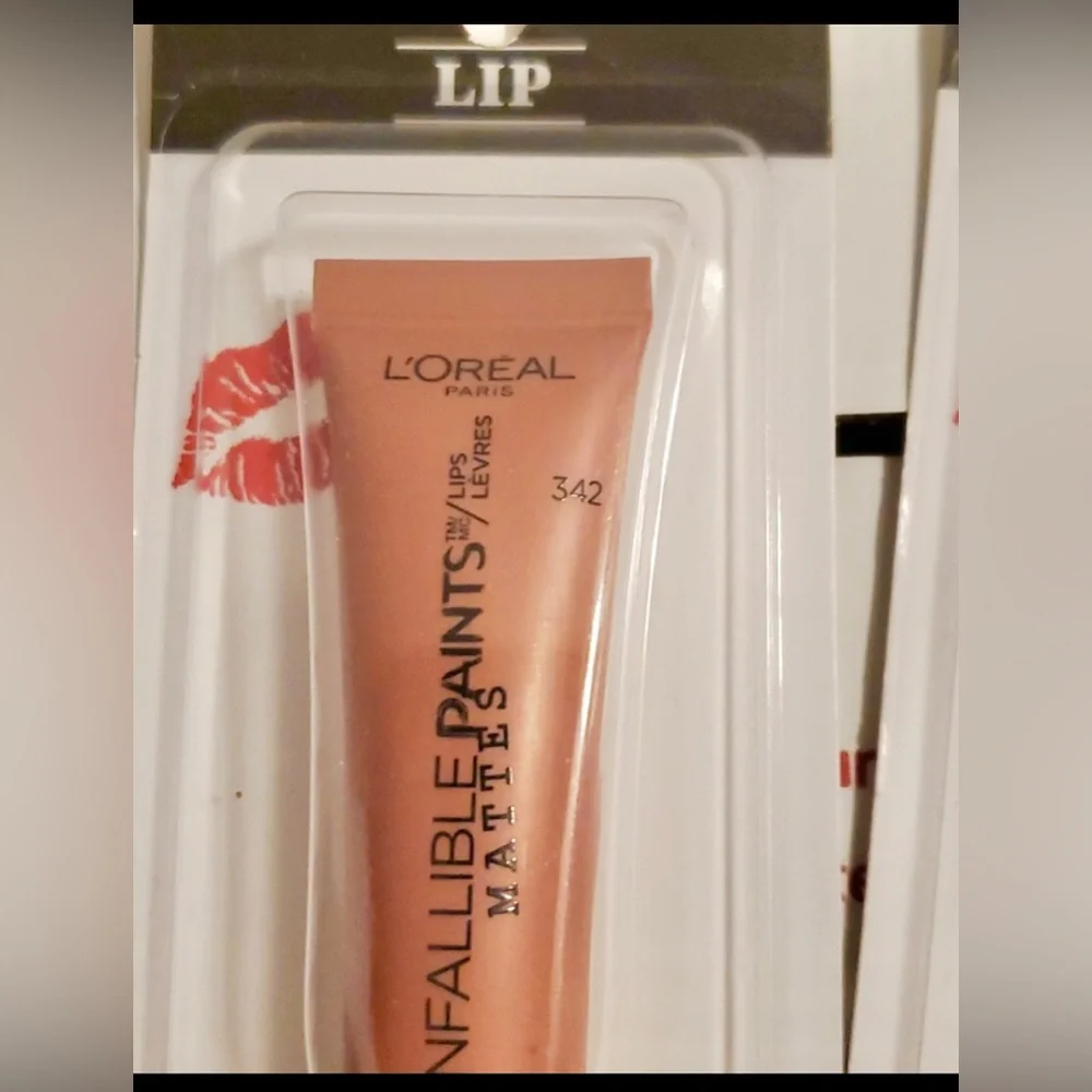 2pack L'OREAL PARIS Infallible Paints Matte 342 Tongue Tied and Violet Twist 302